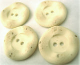 B2581 23mm Natural Cream-Beige Matt Stone Effect 2 Hole Button