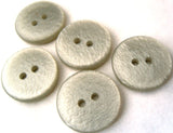 B14933 18mm Shimmery Silver Grey Pearlised 2 Hole Button