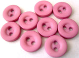 B2634 10mm Lavender Rose Pink Matt 2 Hole Button - Ribbonmoon