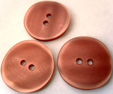 B2748 23mm Tonal Deep Dusky Pink Shimmery Pearlised 2 Hole Button - Ribbonmoon