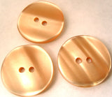 B2751 23mm Tonal Pale Peach Shimmery Pearlised 2 Hole Button - Ribbonmoon