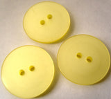 B2770 23mm Lemon Pearlised Surface 2 Hole Button - Ribbonmoon