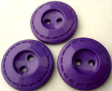 B15754 20mm Purple Gloss Nylon 2 Hole Button