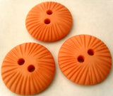 B2828 23mm Deep Peach Textured Matt 2 Hole Button - Ribbonmoon