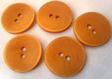 B2847 18mm Tonal Orange Dusk Pearlised 2 Hole Button - Ribbonmoon