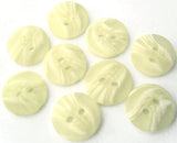 B2920 12mm Tonal Ivory Cream Bone Sheen 2 Hole Button