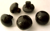 B2965 15mm Very Dark Brown Real Leather Shank Button - Ribbonmoon