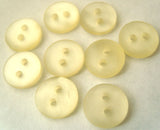 B2980 11mm Ivory Cream Ice Effect Polyester 2 Hole Button