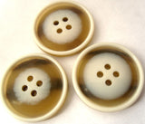 B3117 28mm Frosted Aaran Gloss 4 Hole Button - Ribbonmoon