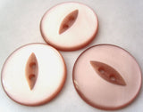 B4097 23mm Light Dusky Pink 2 Hole Polyester Fish Eye Button - Ribbonmoon