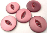 B4099 16mm Pale Dewberry 2 Hole Polyester Fish Eye Button - Ribbonmoon