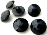 B4234 14mm Navy Domed Honeycomb Shank Button - Ribbonmoon