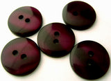 B4261 18mm Tonal Plum Purple Shimmery 2 Hole Button - Ribbonmoon