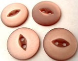 B4366 19mm Dusky Mauve Pink 2 Hole Polyester Fish Eye Button - Ribbonmoon