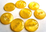 B4480 11mm Tonal Yellows 2 Hole Polyester Fish Eye Button - Ribbonmoon