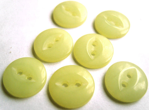 B4485 13mm Hush Green 2 Hole Polyester Fish Eye Button - Ribbonmoon