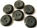 B4573 17mm Deep-Mid Greys Slate Effect Centre Chunky 2 Hole Button