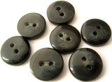 B4581 15mm Greys and Black Chunky 2 Hole Button - Ribbonmoon