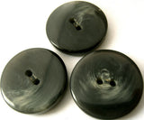 B4582 25mm Black, Greys and Natural Chunky Gloss 2 Hole Button - Ribbonmoon