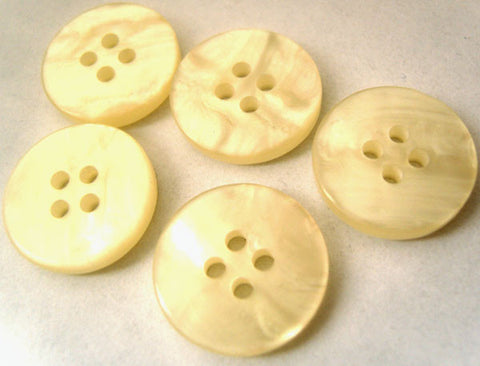 B4597 18mm Ivory and Iridescent Shimmery 4 Hole Button - Ribbonmoon