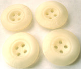 B4599 20mm Tonal Ivory Soft Sheen 4 Hole Button - Ribbonmoon