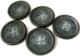 B4616 20mm Frosted Navy Matt 4 Hole Button - Ribbonmoon