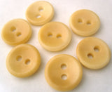 B4682 14mm Tonal Golden Sands High Gloss 2 Hole Button - Ribbonmoon