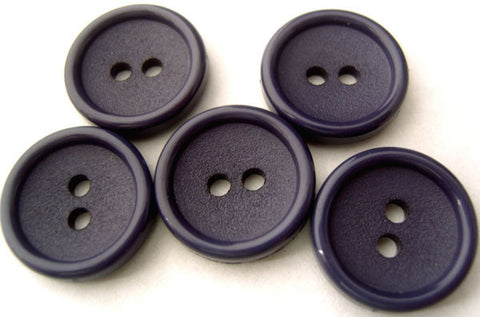 B4813 16mm Deep Dusky Lupin Matt Centre 2 Hole Button - Ribbonmoon