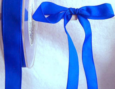 R1018 14mm Dark Royal Blue Taffeta Ribbon - Ribbonmoon