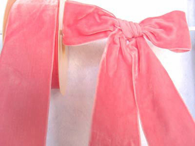 R1130 53mm Dusky Dark Rose Pink Nylon Velvet Ribbon - Ribbonmoon