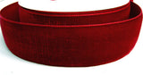 R1147 38mm Light Burgundy Nylon Velvet Ribbon - Ribbonmoon