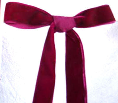 R1208 17mm Deep Wine Nylon Velvet Ribbon - Ribbonmoon