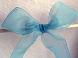 R1320 36mm Saxe Blue Sheer Ribbon - Ribbonmoon