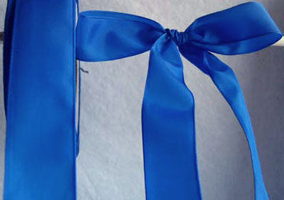 R1454 24mm Royal Blue Taffeta Ribbon - Ribbonmoon