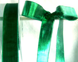 R1493 15mm Green Thin Metallic Lurex Ribbon by Berisfords - Ribbonmoon