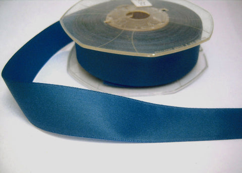 R1818 7mm Electric Blue Double Face Satin Ribbon by Offray