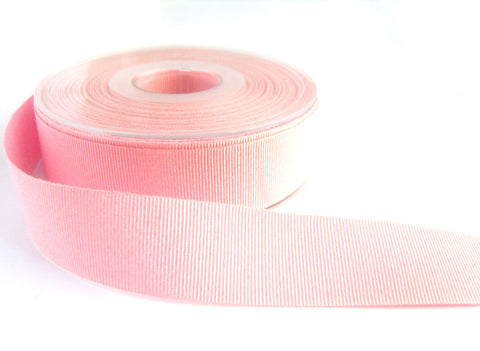 R1865 25mm Baby Pink Polyester Grosgrain Ribbon