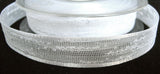 R2050 16mm White Feather Sheer Ribbon - Ribbonmoon