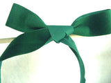 R2581 21mm Holly Green Faux Velvet, Plastic Backed Velveteen - Ribbonmoon