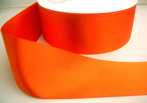 R3777 70mm Orange Delight Double Faced Satin Ribbon by Berisfords - Ribbonmoon