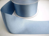 R3628 25mm Dusky Blue Double Faced Satin Ribbon by Berisfords - Ribbonmoon