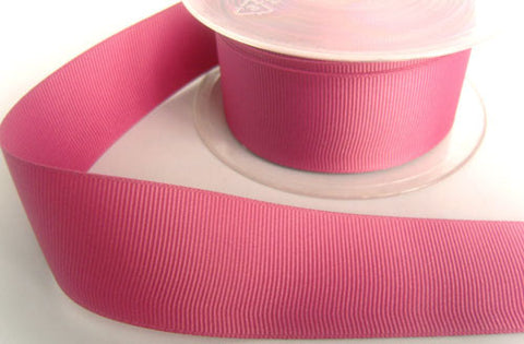 R4247 33mm Deep Dusky Pink Nylon Grosgrain Ribbon by Berisfords