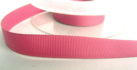 R4250 15mm Deep Dusky Pink Polyester Grosgrain Ribbon by Berisfords - Ribbonmoon