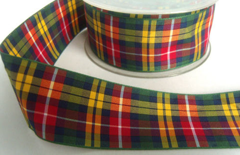 R4660 38mm Buchanan Tartan Ribbon - Ribbonmoon