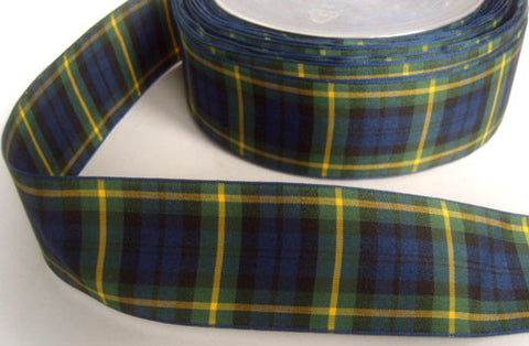 R4665 39mm Gordon Tartan Polyester Ribbon - Ribbonmoon