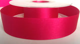 R5528 24mm Deep Shocking Pink Double Face Satin Ribbon - Ribbonmoon