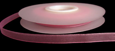 R5679 8mm Dark Rose Pink Sheer Ribbon - Ribbonmoon