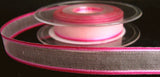 R5710 16mm Mixed Pink Sheer Ribbon with Satin Borders - Ribbonmoon