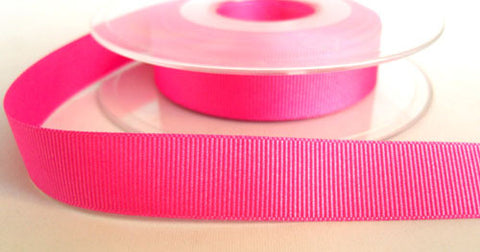 R6488 16mm Shocking Pink 9280 Polyester Grosgrain Ribbon by Berisfords