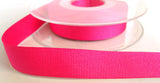 R6489 16mm Deep Shocking Pink Polyester Grosgrain Ribbon by Berisfords